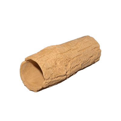 Трубка керамическая сквозная прямая Коряга 14 см, диаметр 4 см